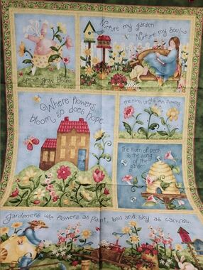Garden Song By Nancy Halvorsen Cotton Fabric Style 04280 (0894)